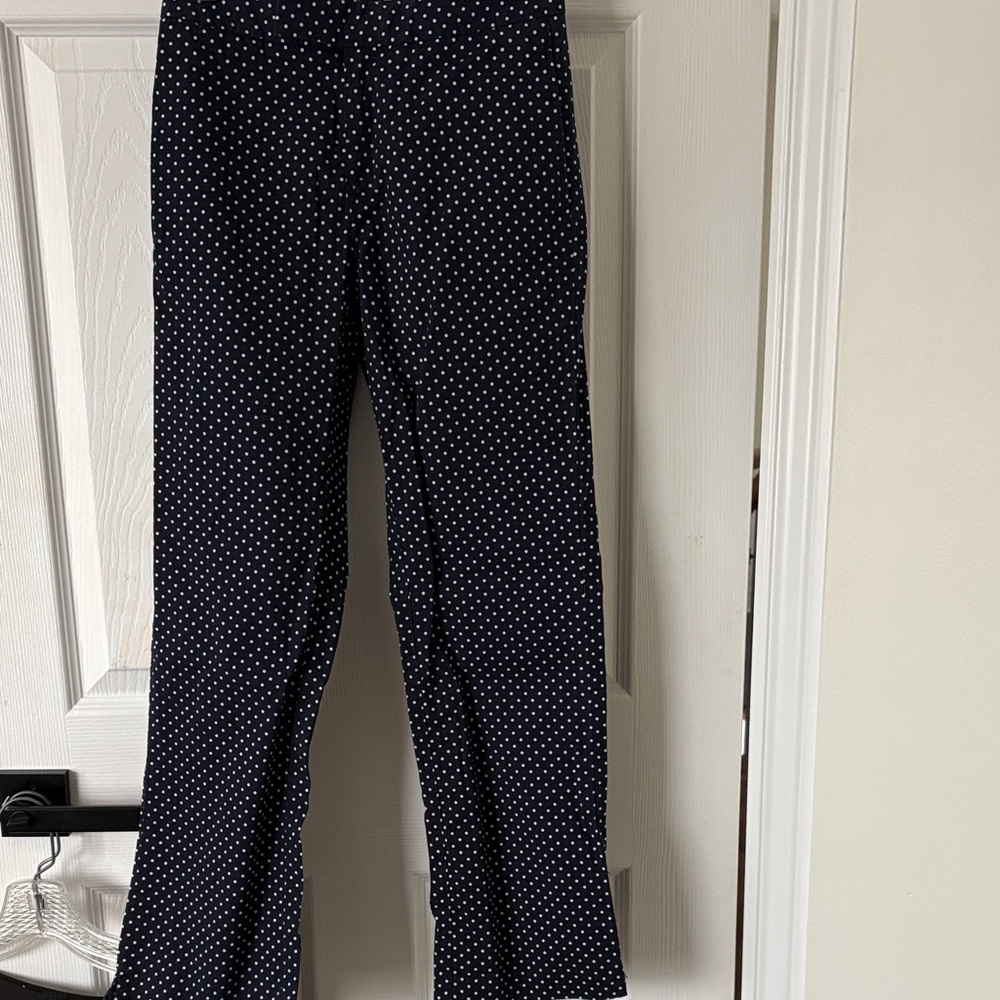 Polo Ralph Lauren  Jeans Navy and White Polka Dot Pants